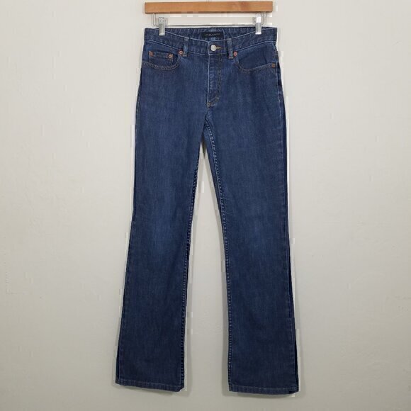 Banana Republic Boot Cut Stretch Jeans Blue Size 2R - Picture 1 of 6